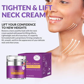 YTDB Neck Firming Cream application on neck