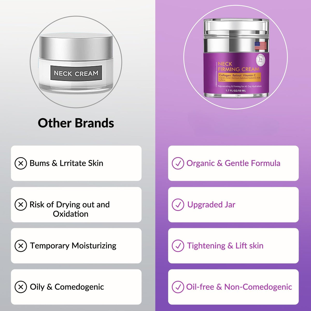 YTDB Neck Firming Cream with Cupuacu butter