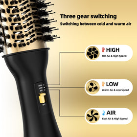 Yucafy Hot Air Brush demonstrating curling capability