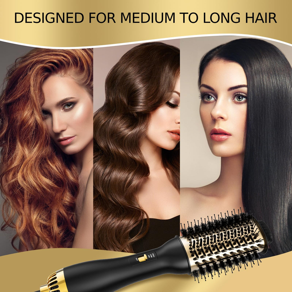 Yucafy Hot Air Brush packaging and accessories