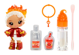 Yummiland Lip Gloss Doll Amber Cinnamon with removable outfit and accessories