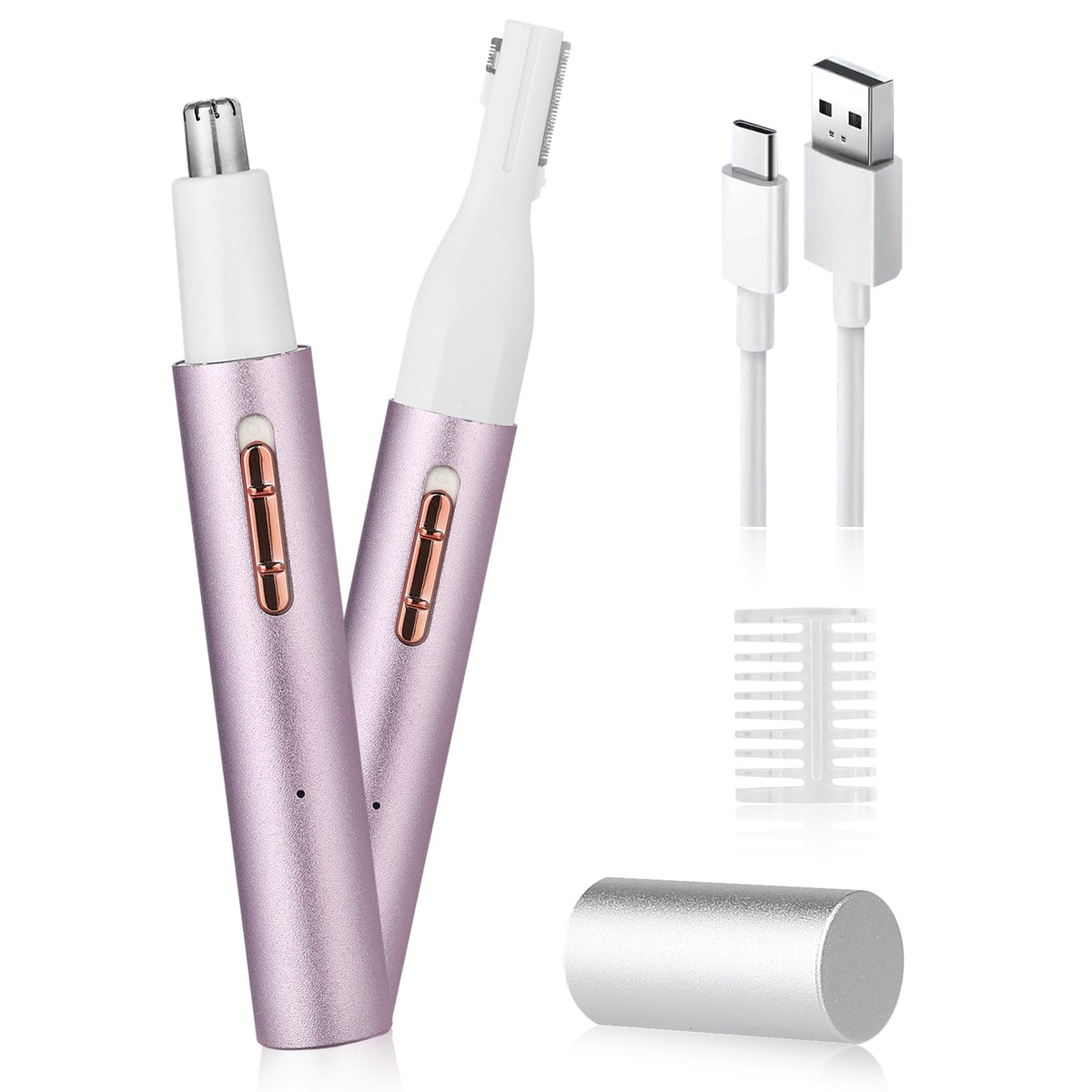 Yunmiss 2026 Rechargeable Nose and Ear Hair Trimmer front view