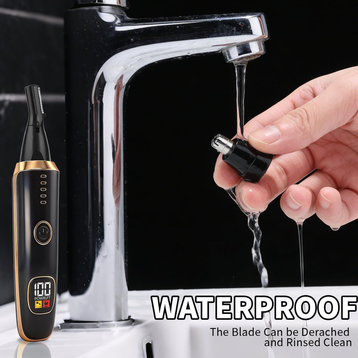 Yunmiss Nose and Ear Hair Trimmer with dust cap