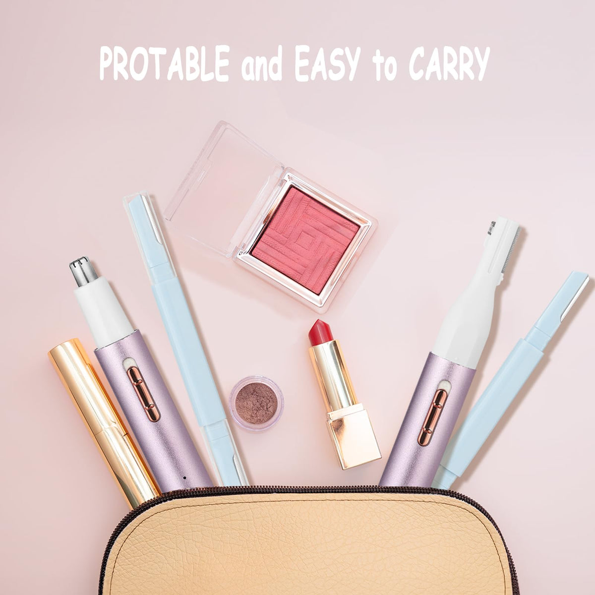Yunmiss trimmer displayed with packaging and accessories