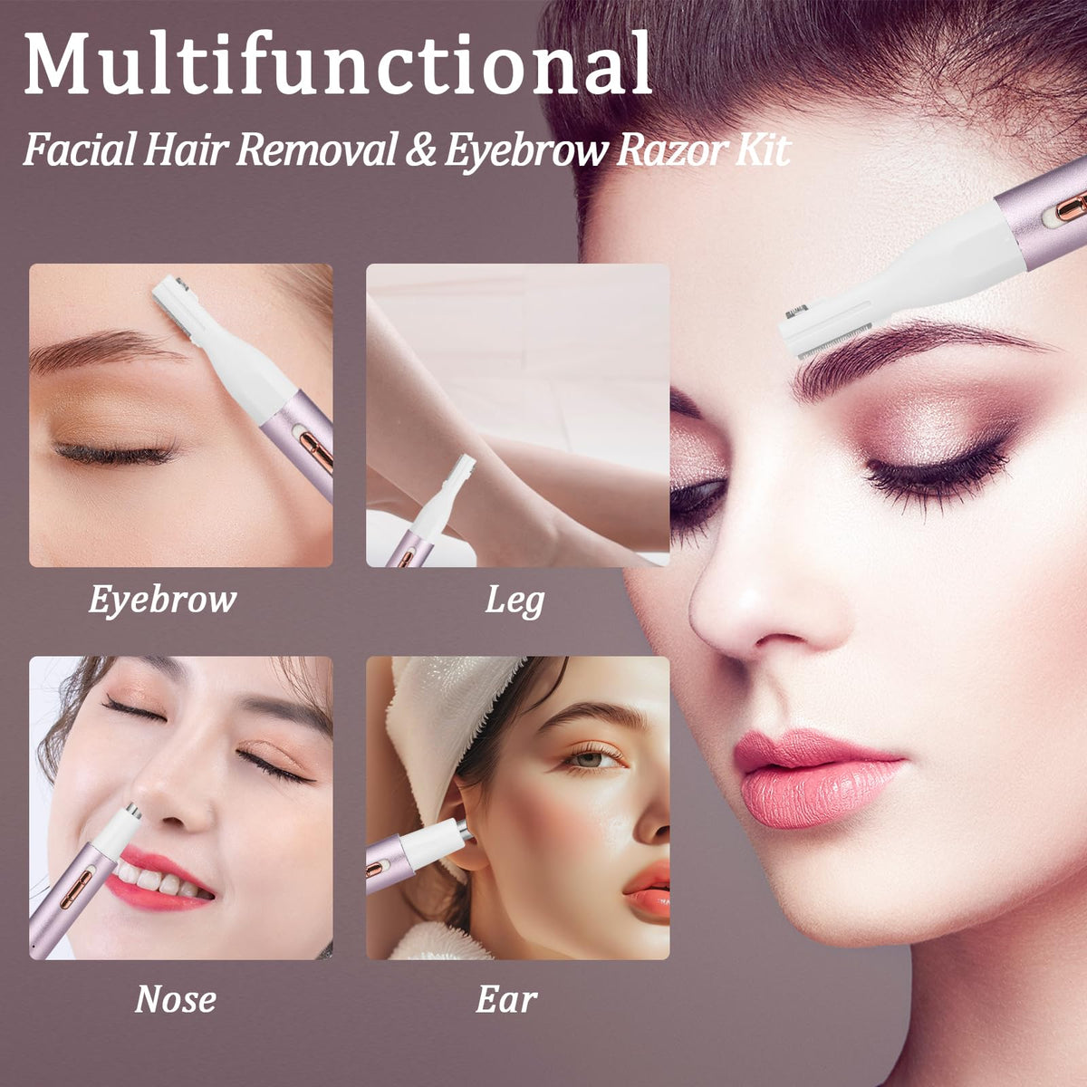 Yunmiss trimmer showing dual-edge blades and compact design
