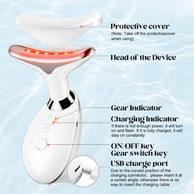 YUNRUO Neck Face Massager Tool packaging display