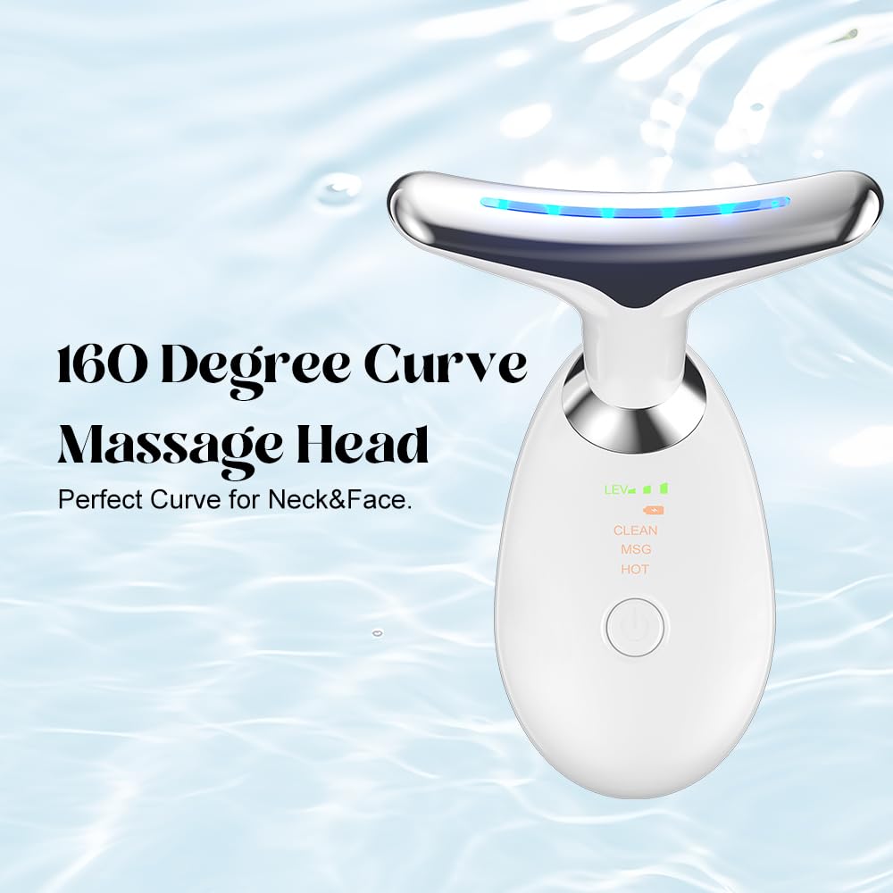 YUNRUO Neck Face Massager Tool with user manual