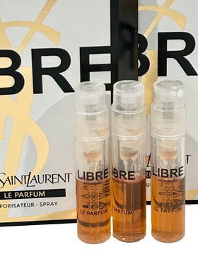 Yves Saint Laurent Libre Le Parfum sample vials packaging