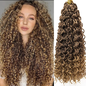 YXCHERISHAIR 24-inch GoGo Curl Crochet Hair front view