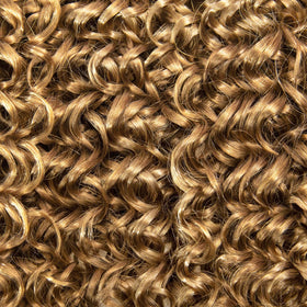 YXCHERISHAIR Curly Crochet Hair 12 Inch GoGo Curl back view