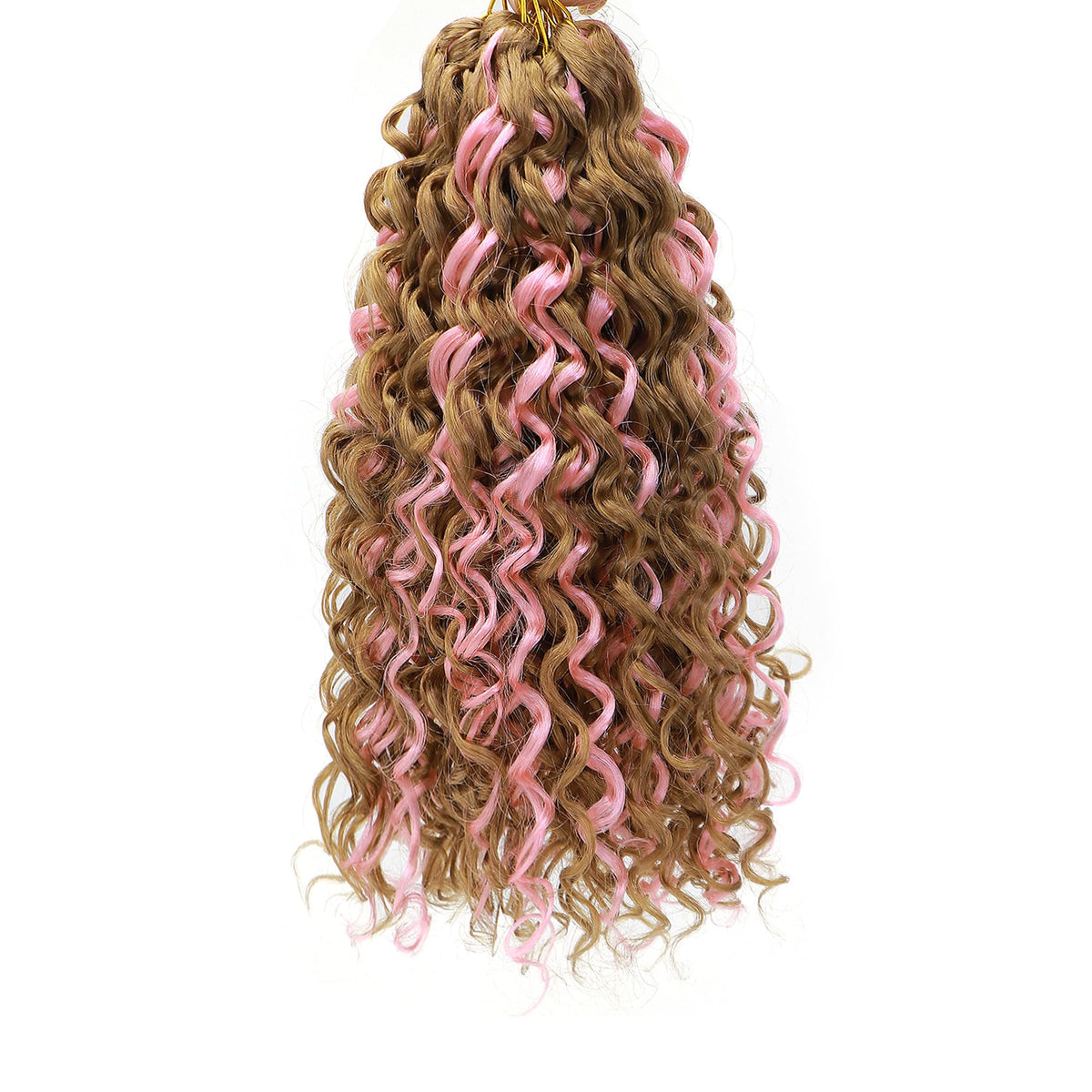 YXCHERISHAIR Curly Crochet Hair 12 Inch GoGo Curl close-up of texture