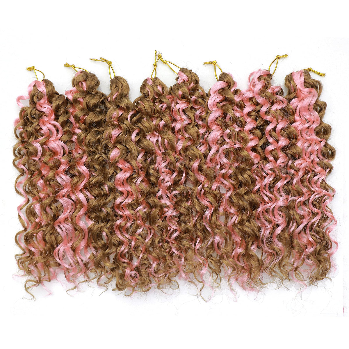YXCHERISHAIR Curly Crochet Hair 12 Inch GoGo Curl packaging