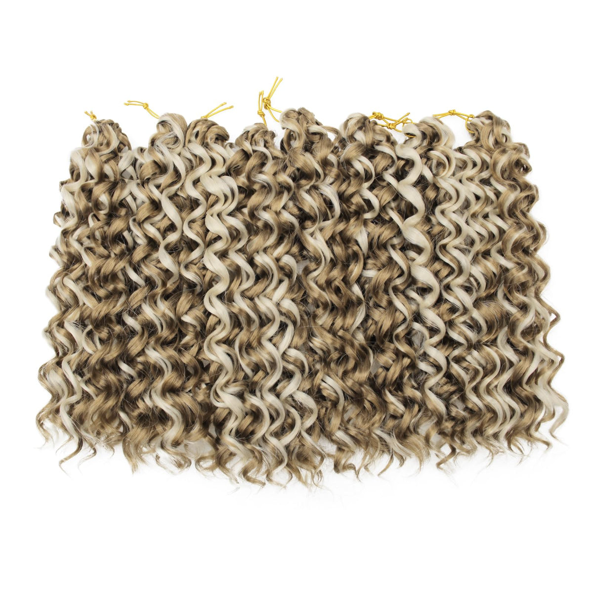 YXCHERISHAIR Curly Crochet Hair 12inch P27/613 packaging
