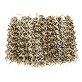 YXCHERISHAIR Curly Crochet Hair 12inch P27/613 packaging