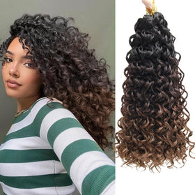 YXCHERISHAIR Curly Crochet Hair 14inch GoGo Curl front view