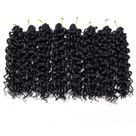 YXCHERISHAIR Curly Crochet Hair 14inch GoGo Curl packaging