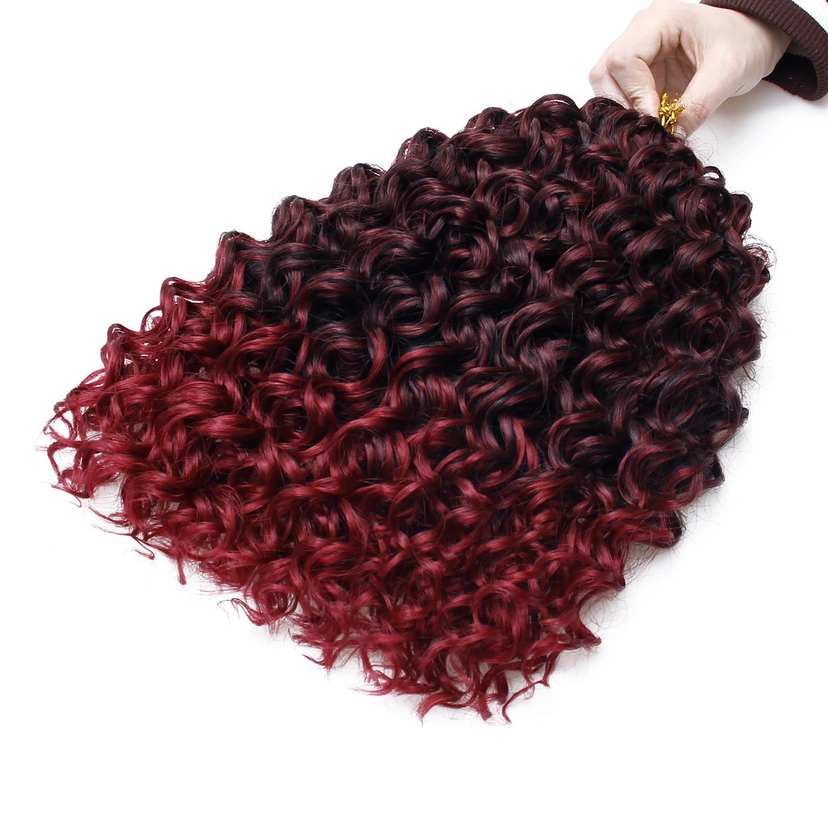 YXCHERISHAIR Curly Crochet Hair 14inch GoGo Curl texture detail