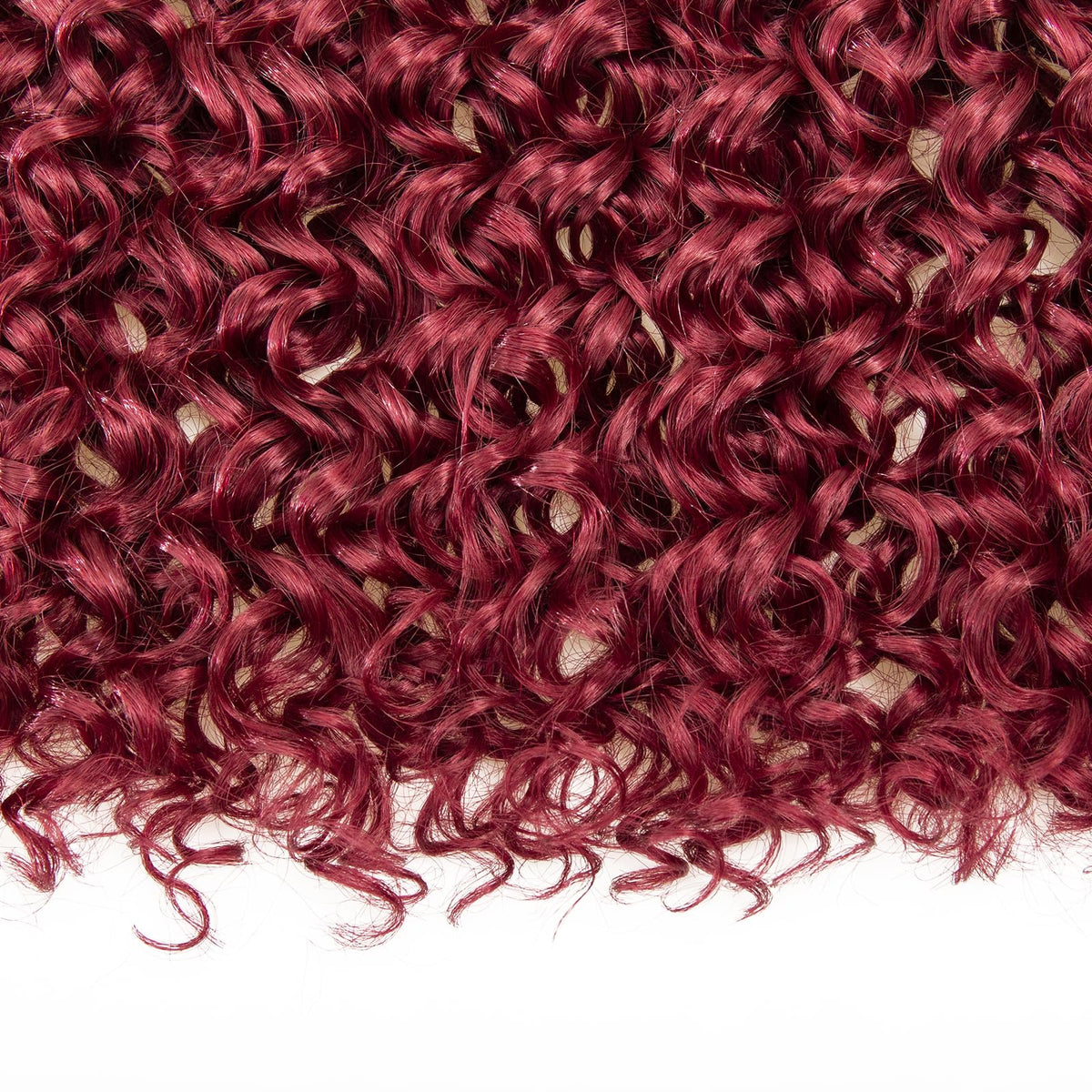 YXCHERISHAIR Curly Crochet Hair 18inch displayed on table