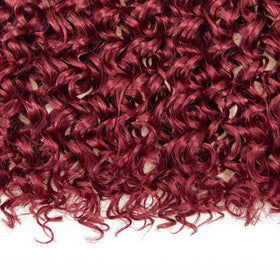 YXCHERISHAIR Curly Crochet Hair 18inch displayed on table