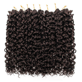 YXCHERISHAIR Curly Crochet Hair 18inch GoGo Curl close-up of curls