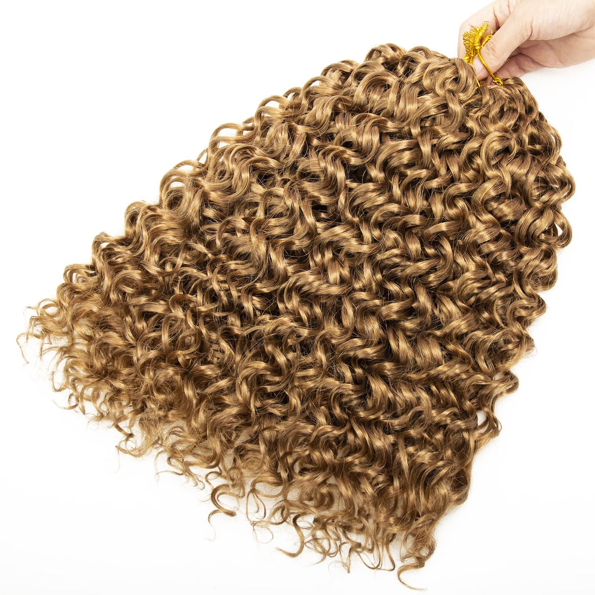 YXCHERISHAIR Curly Crochet Hair 18inch GoGo Curl installation process