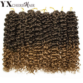 YXCHERISHAIR Curly Crochet Hair 18inch GoGo Curl packaging