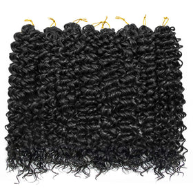 YXCHERISHAIR Curly Crochet Hair 18inch packaging