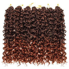 YXCHERISHAIR Curly Crochet Hair 8 Packs 24inch GoGo Curl packaging
