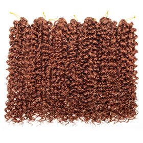 YXCHERISHAIR Curly Crochet Hair 8 Packs 24inch styled look