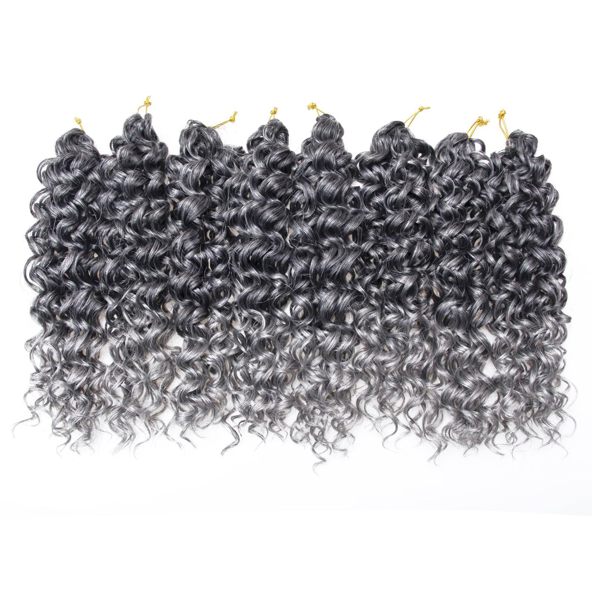 YXCHERISHAIR Curly Crochet Hair 8 packs display