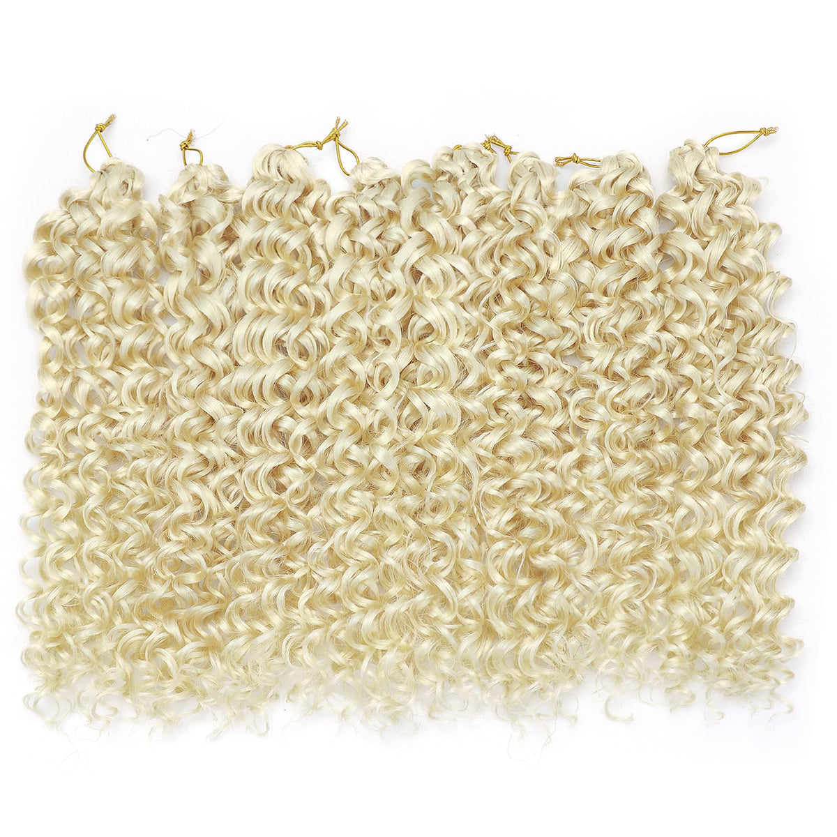 YXCHERISHAIR Curly Crochet Hair 8 Packs GoGo Curl 18inch 613# packaging