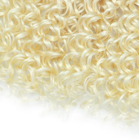 YXCHERISHAIR Curly Crochet Hair 8 Packs GoGo Curl 18inch 613# texture detail