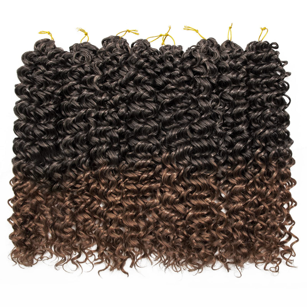 YXCHERISHAIR Curly Crochet Hair 8 Packs GoGo Curl 1B/30 packaging