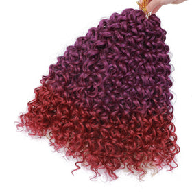 YXCHERISHAIR Curly Crochet Hair 8 Packs GoGo Curl in various colors