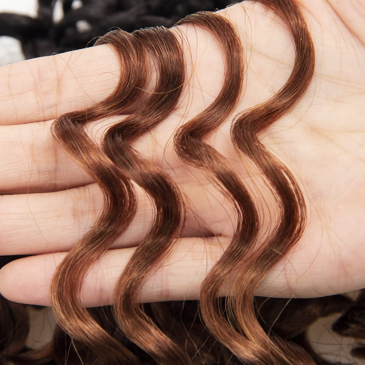 YXCHERISHAIR Curly Crochet Hair color options
