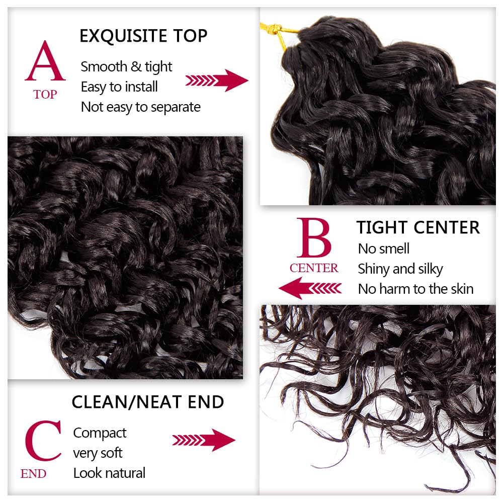 YXCHERISHAIR Curly Crochet Hair displayed in various colors
