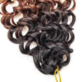 YXCHERISHAIR Curly Crochet Hair GoGo Curl 14 Inch detailed view of curls