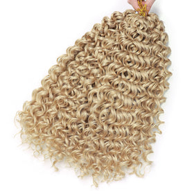 YXCHERISHAIR Curly Crochet Hair GoGo Curl 18 Inch back view