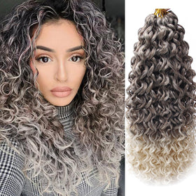YXCHERISHAIR Curly Crochet Hair GoGo Curl 18 inch front view
