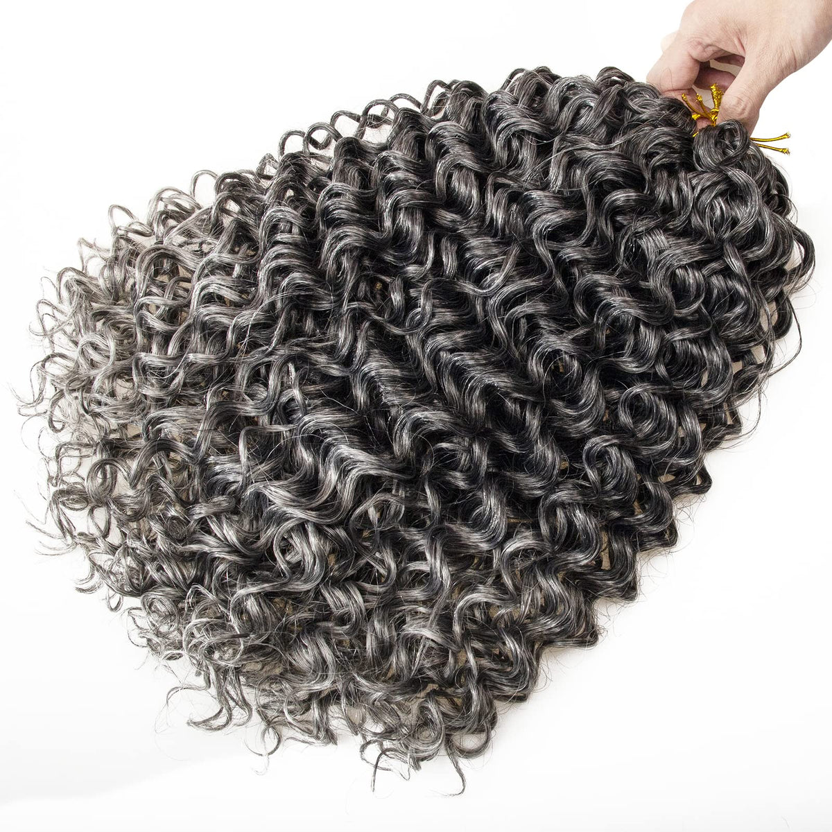 YXCHERISHAIR Curly Crochet Hair GoGo Curl 18 inch texture detail