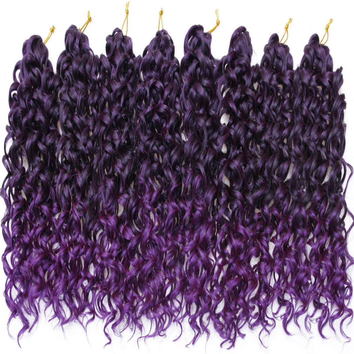 YXCHERISHAIR Curly Crochet Hair GoGo Curl 18inch close-up of texture