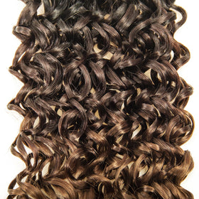 YXCHERISHAIR Curly Crochet Hair GoGo Curl 18inch on model