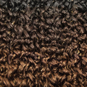 YXCHERISHAIR Curly Crochet Hair GoGo Curl 18inch styled look