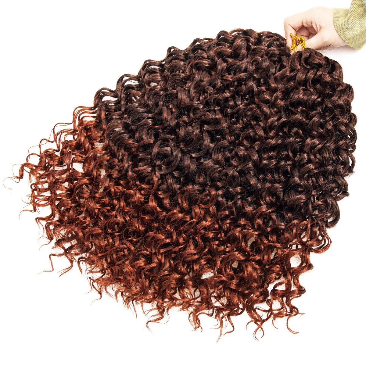YXCHERISHAIR Curly Crochet Hair GoGo Curl 18inch texture detail