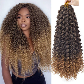 YXCHERISHAIR Curly Crochet Hair GoGo Curl 24inch front view