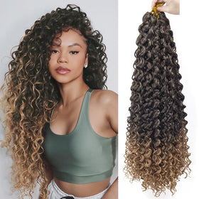 YXCHERISHAIR Curly Crochet Hair GoGo Curl 28 Inch front view