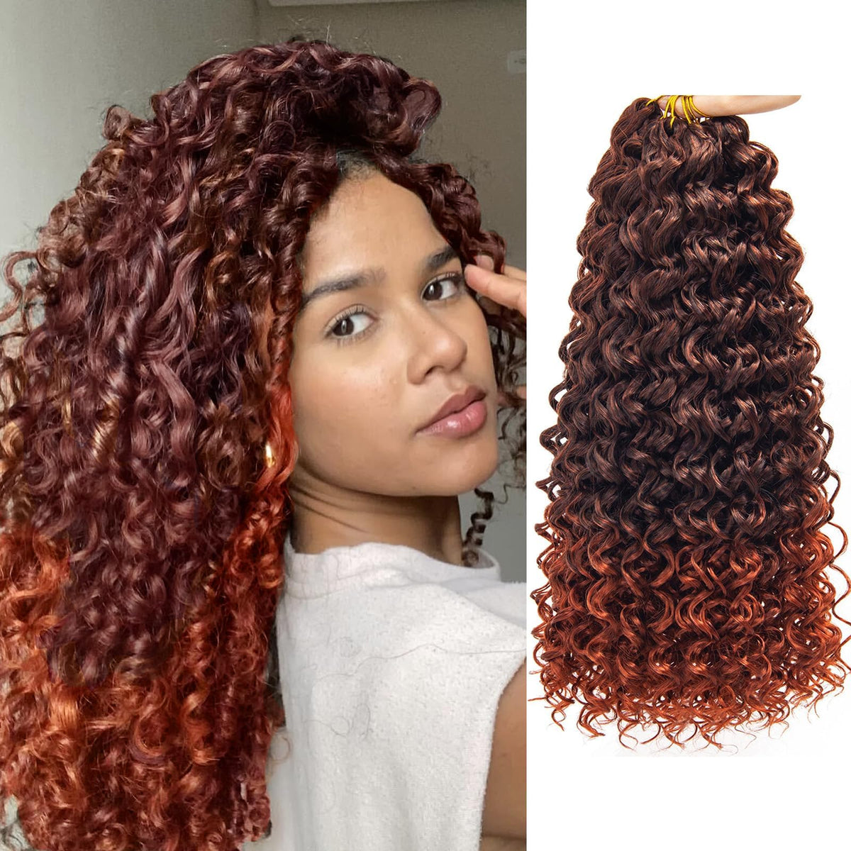 YXCHERISHAIR Curly Crochet Hair GoGo Curls 12inch pack