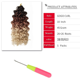 YXCHERISHAIR Curly Crochet Hair in various colours