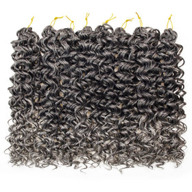 YXCHERISHAIR Curly Crochet Hair packaging with 8 packs