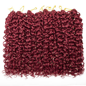 YXCHERISHAIR Curly Crochet Hair packaging with 8 packs